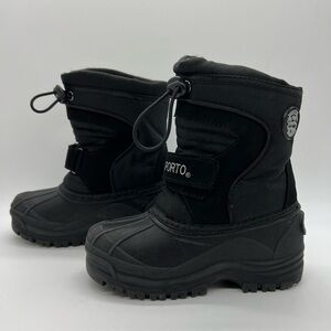 SPORTO KIDS BLACK MARVIN BOOT SIZE TODDLER 10